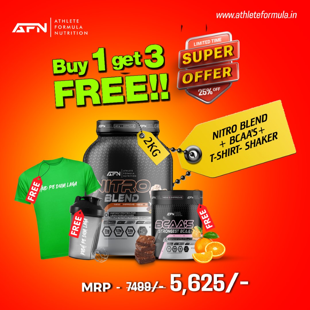 Buy 1 & Get 3 Free Nitro Blend Protein 2KG